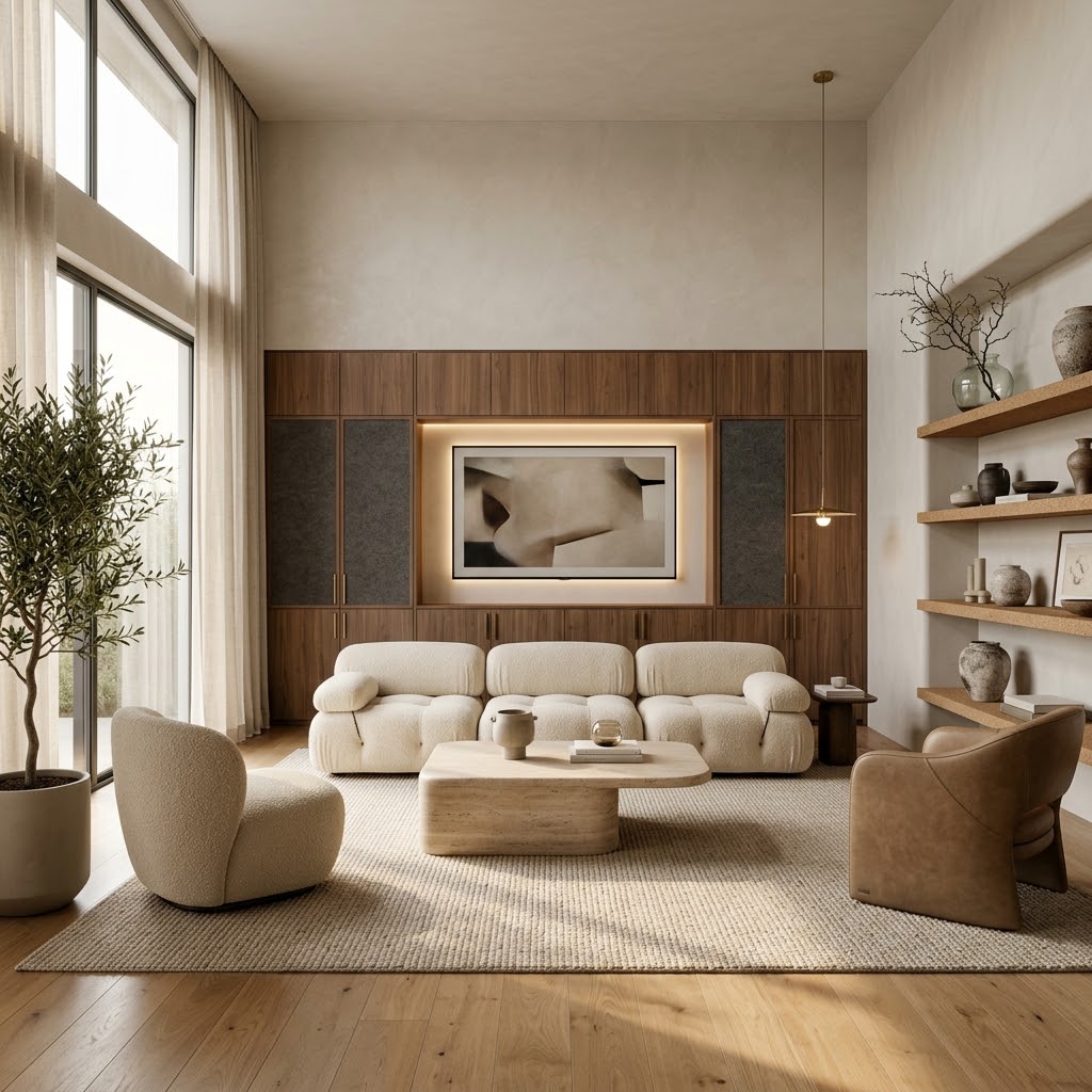 Тренды интерьера 2026 в мебели на заказ: тёплый минимализм, био-материалы и «тихая роскошь»